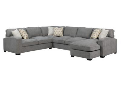 Image for Repose 3 Pc Sectional - Light Grey