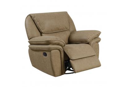 Image for Allyn Swivel Recliner - Light Brown