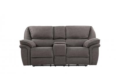 Image for Allyn Power Reclining Loveseat - Grey