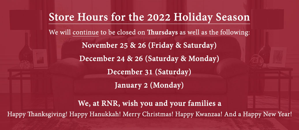Store Hours for the 2022 Holiday Season