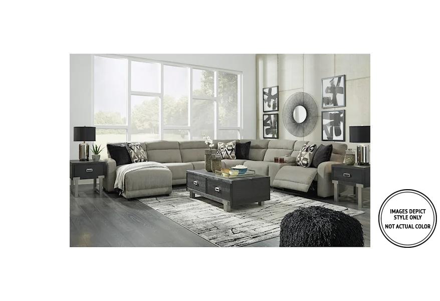 Ciara 6PC Power Motion Sectional,Image Depicts Style