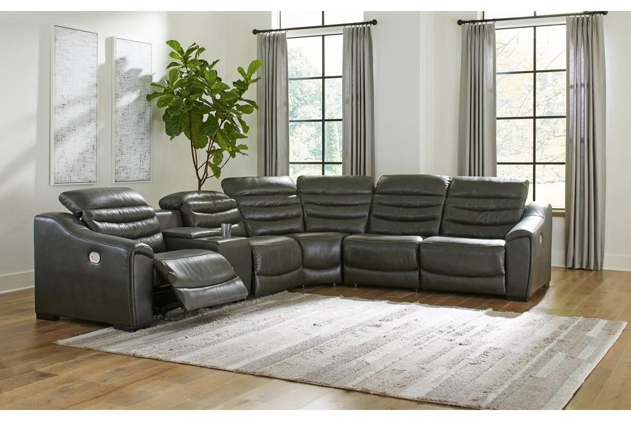 Tobias 6PC Power Motion Sectional,Huffman Koos