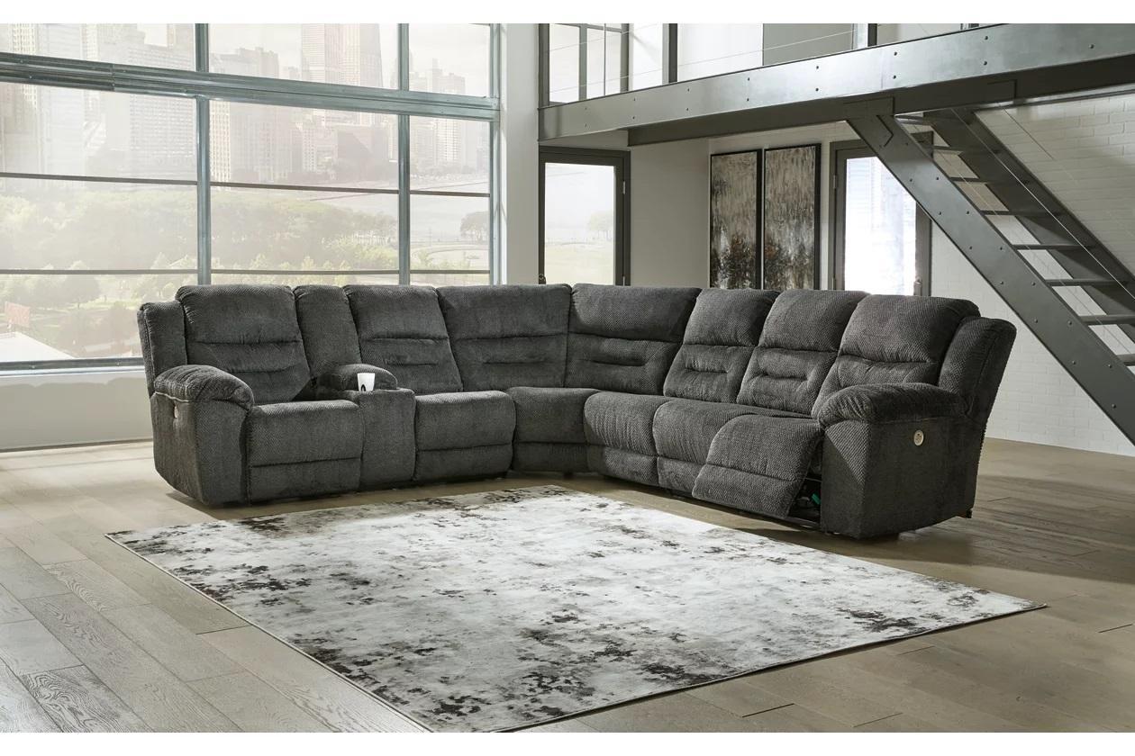 Garvine 4PC Power Motion Sectional,Huffman Koos