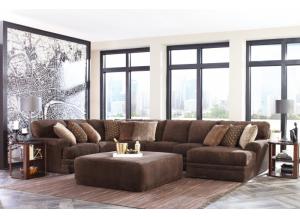 Audrey 3PC Sectional Chocolate