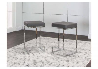 Image for Modern Counter Stool Charcoal