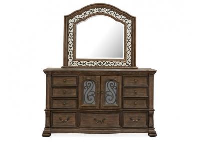 Image for Marlow Mirror Brown