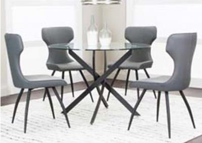 Image for Alina 5PC Dining Pkg Charcoal