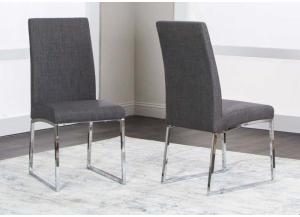 Image for Patricia Side Chair Dark Gray
