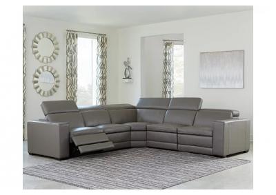 Mila 5PC Sectional Gray