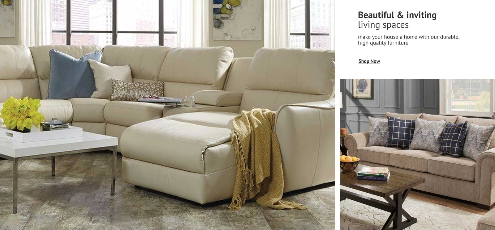 Living Room Furniture homepage banner