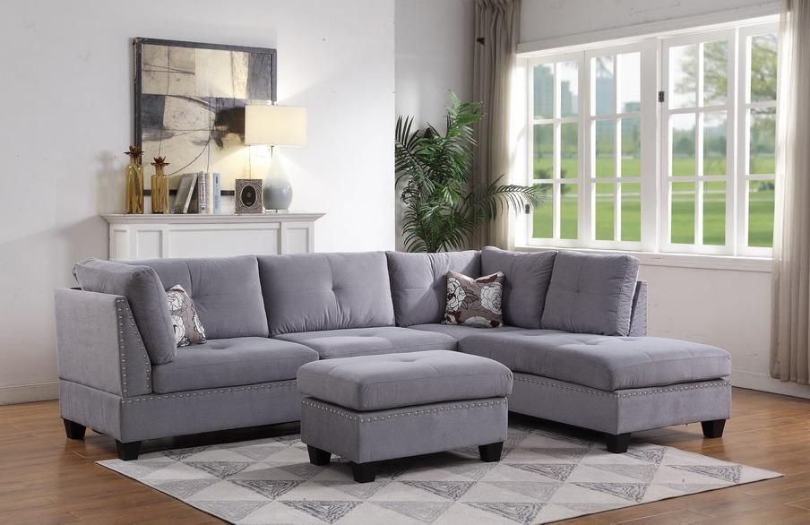 SECTIONAL W OTTOMAN,Clem's Furniture