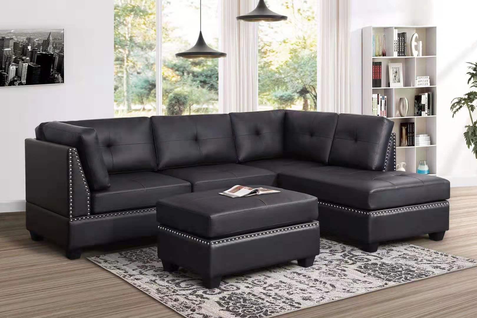 SECTIONAL W OTTOMAN,Clem's Furniture