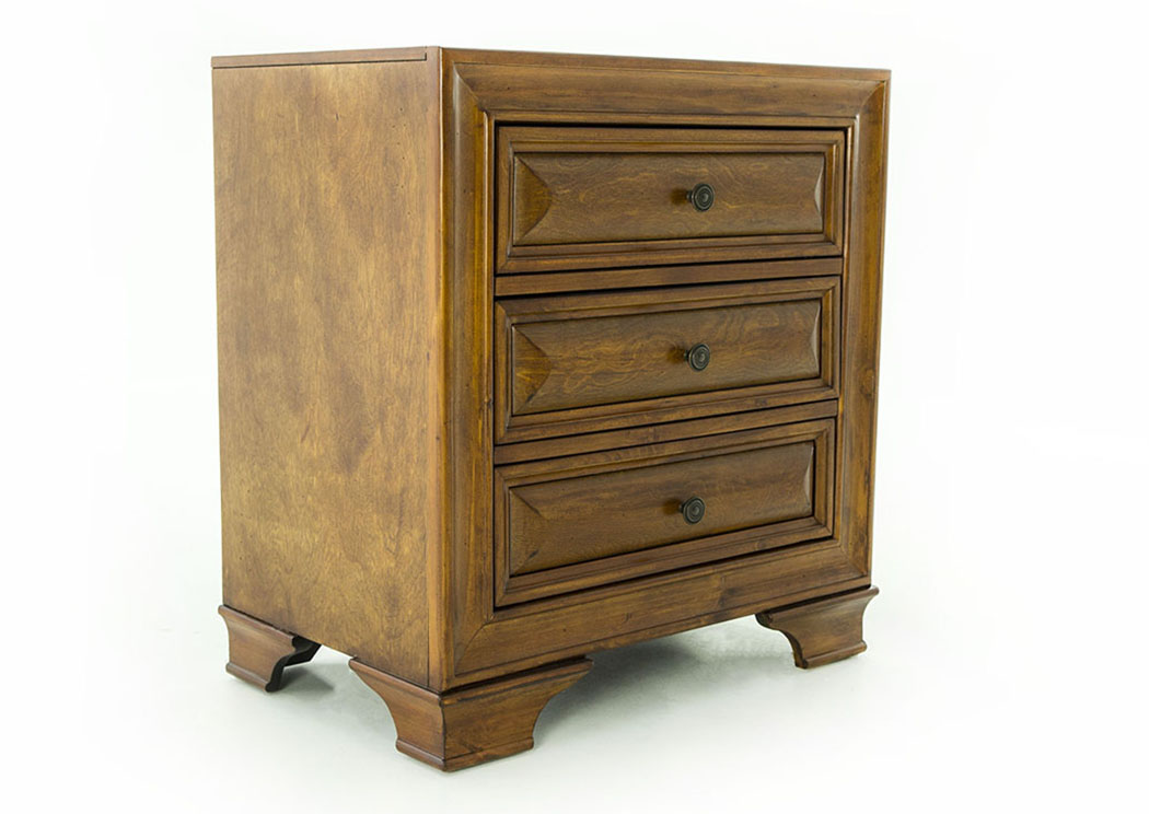 REMINGTON MEDIUM CHERRY NIGHTSTAND,LIFESTYLE FURNITURE