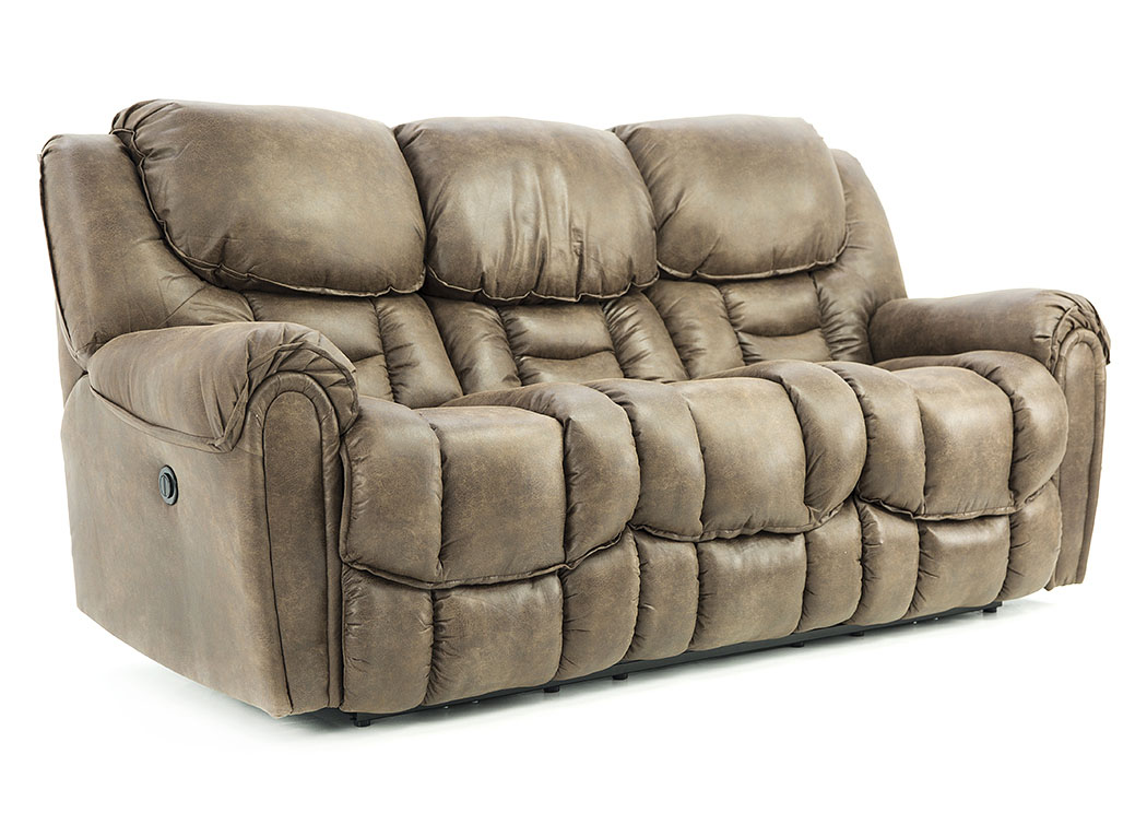 BAXTER MOCHA POWER RECLINING SOFA,HOME STRETCH