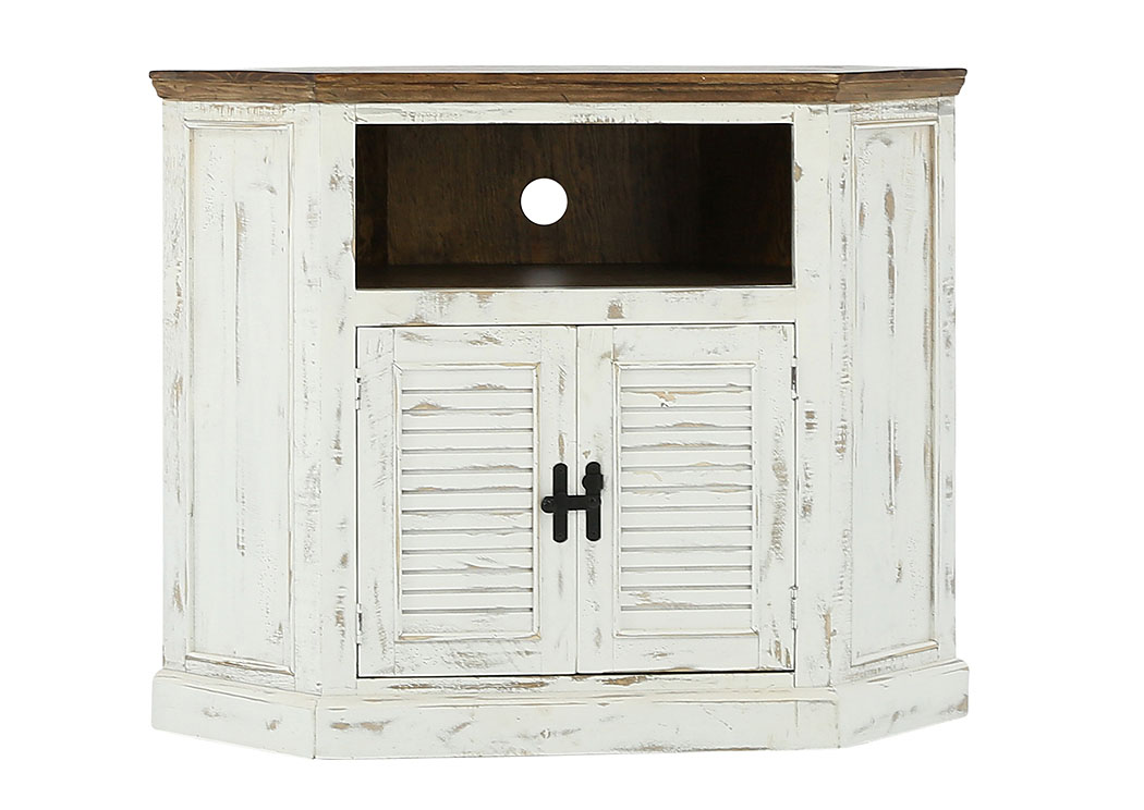 HAVANA TV STAND WHITE,INTERNATIONAL FURNITURE DIRECT, LLC