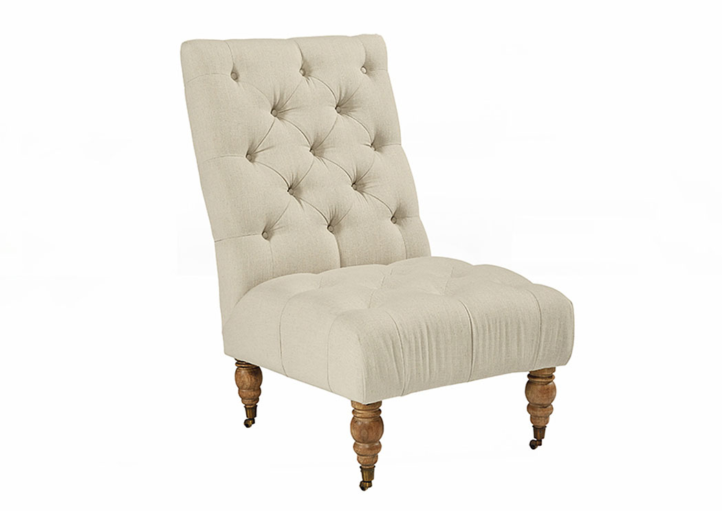 ADARE IVORY SLIPPER CHAIR,MAGNOLIA HOME FURNISHINGS