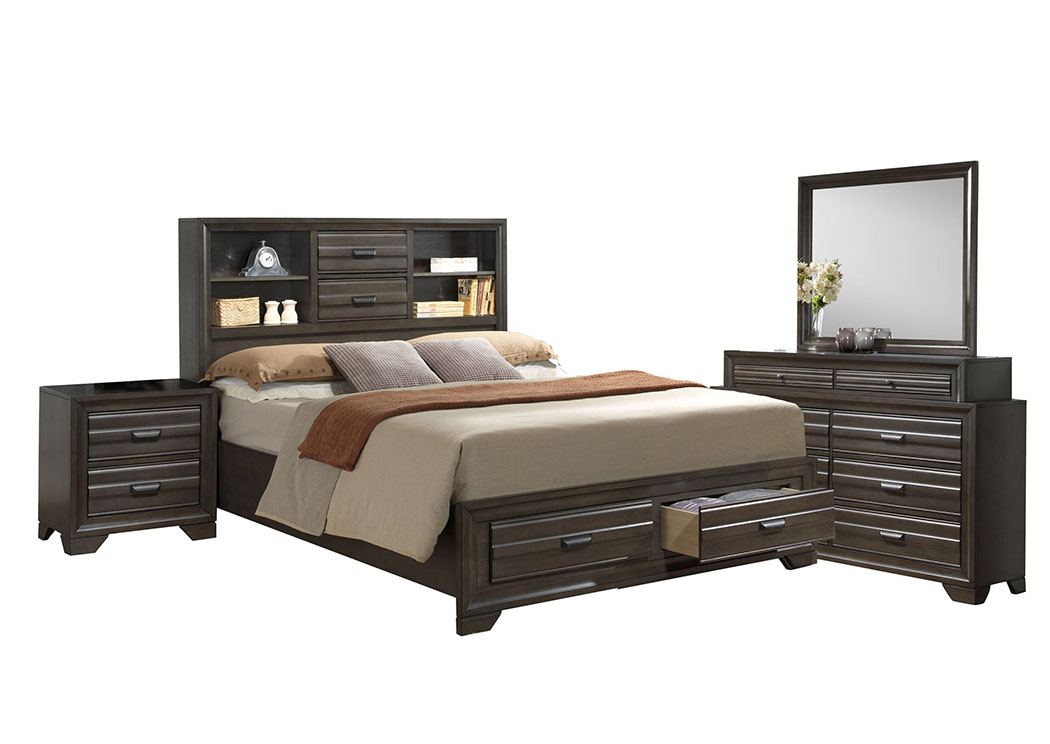 ASLINN ANTIQUE GREY KING BEDROOM,LIFESTYLE FURNITURE