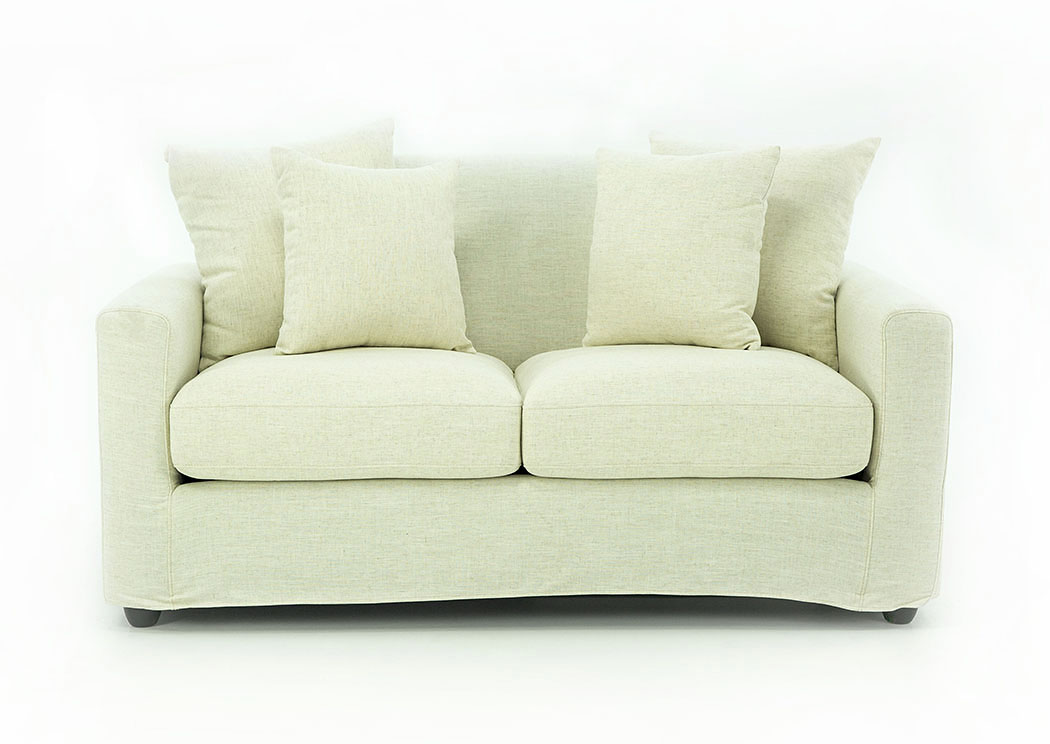 BENCHMARK IVORY LOVESEAT,MAGNOLIA HOME FURNISHINGS