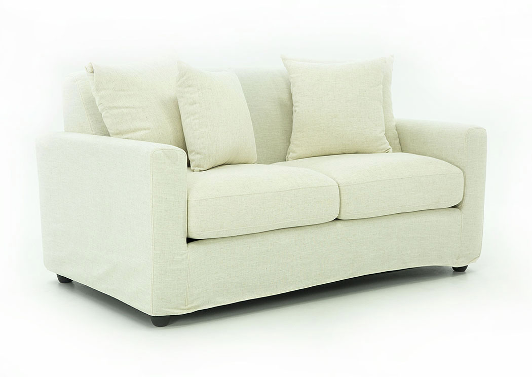 BENCHMARK IVORY LOVESEAT,MAGNOLIA HOME FURNISHINGS