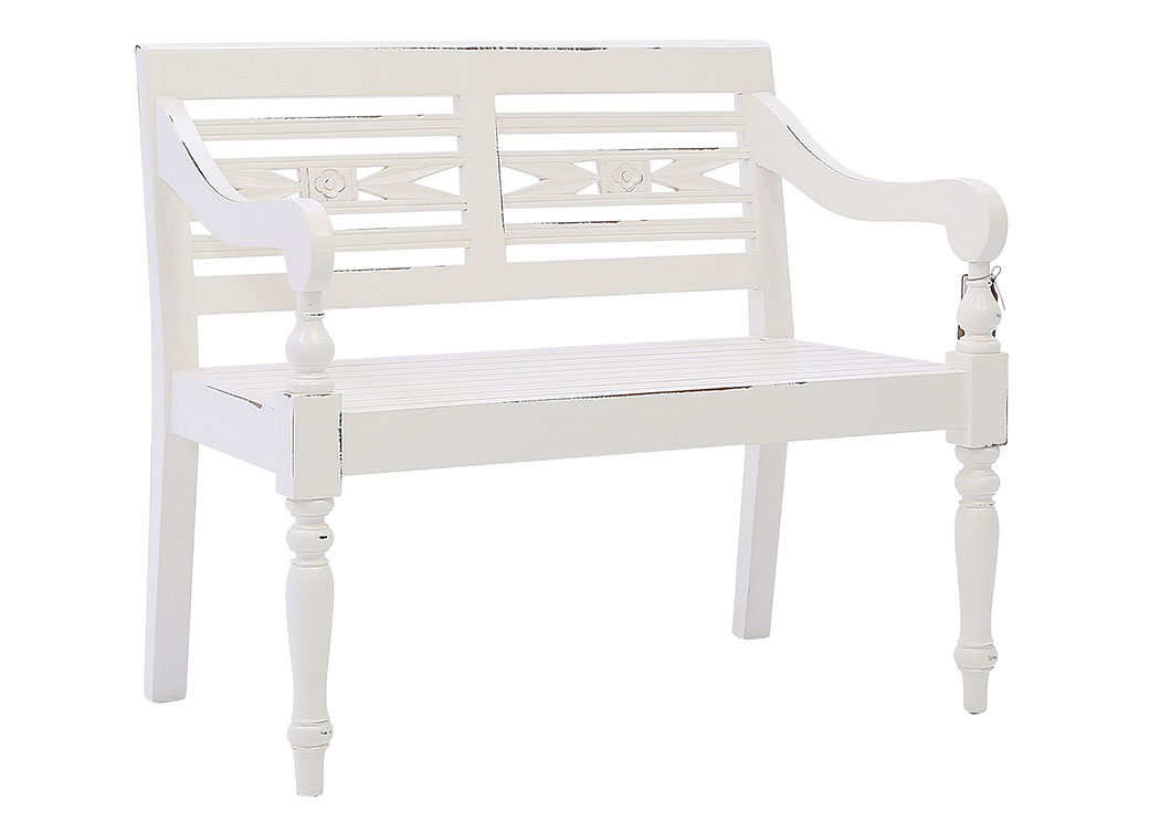 LEXI WHITE BENCH,1111 IMPORTS, LLC