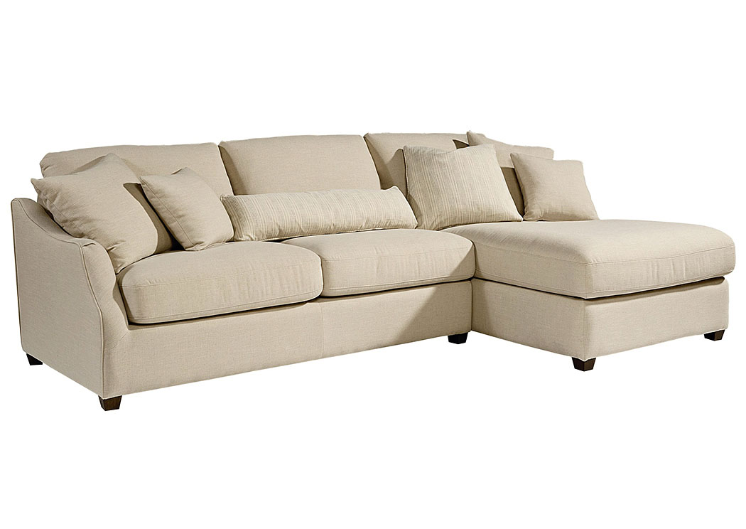 HOMESTEAD LINEN 2PC SOFA CHAISE,MAGNOLIA HOME FURNISHINGS