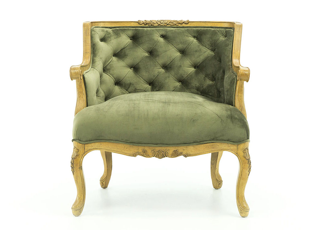 BLOOM MOSS ACCENT CHAIR,MAGNOLIA HOME FURNISHINGS