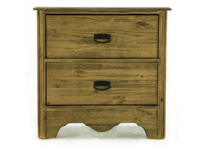 FARMHOUSE TOFFEE NIGHTSTAND,MAGNOLIA HOME FURNISHINGS