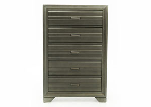 Image for ASLINN ANTIQUE GREY CHEST