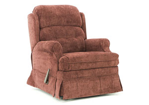 DENZEL PERSIMMON SWIVEL RECLINER,HOME STRETCH