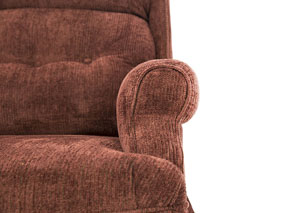 DENZEL PERSIMMON SWIVEL RECLINER,HOME STRETCH