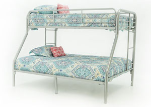 Image for CHELSEA TWIN/FULL SILVER BUNKBED