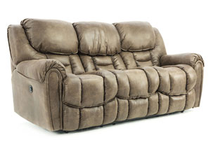 BAXTER MOCHA POWER RECLINING SOFA,HOME STRETCH