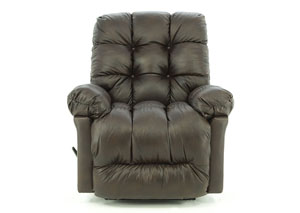 Image for BROSMER HARVEST LEATHER RECLINER