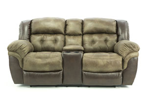 LOGAN RECLINING LOVESEAT WITH CONSOLE,HOME STRETCH