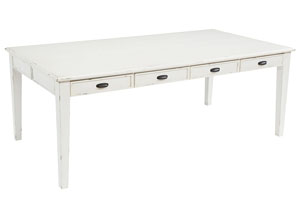 FARMHOUSE JO S WHITE 7' DINING TABLE,MAGNOLIA HOME FURNISHINGS