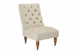 Image for ADARE IVORY SLIPPER CHAIR