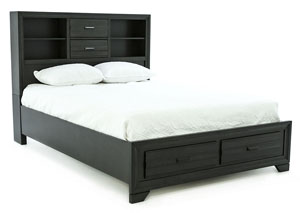 Image for ASLINN ANTIQUE GREY FULL BED