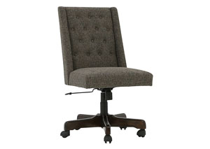 Image for HOME OFFICE GRAPHITE UPHOLSTERED DESK CHAIR