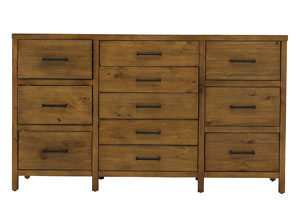 SCAFFOLD SALVAGE PINE DRESSER,MAGNOLIA HOME FURNISHINGS