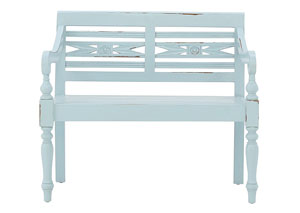 LEXI LIGHT BLUE BENCH,1111 IMPORTS, LLC