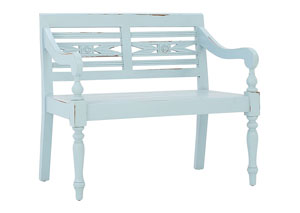 LEXI LIGHT BLUE BENCH,1111 IMPORTS, LLC