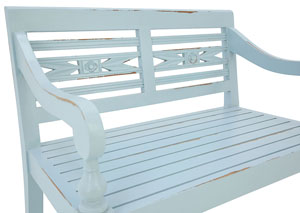 LEXI LIGHT BLUE BENCH,1111 IMPORTS, LLC