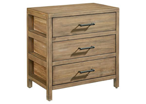 SCAFFOLD SALVAGE PINE NIGHTSTAND,MAGNOLIA HOME FURNISHINGS