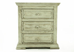 TERRA WHITE NIGHTSTAND,INTERNATIONAL FURNITURE DIRECT, LLC