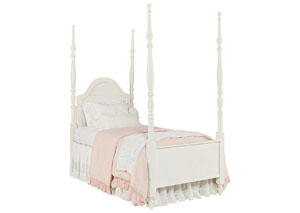 Image for CAMELBACK JO'S WHITE TWIN POSTER BED