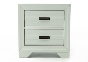 ASLINN WHITE NIGHTSTAND,LIFESTYLE FURNITURE