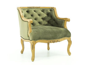 BLOOM MOSS ACCENT CHAIR,MAGNOLIA HOME FURNISHINGS