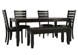 ELLIOT 6PC DINING SET,CROWN MARK INT.