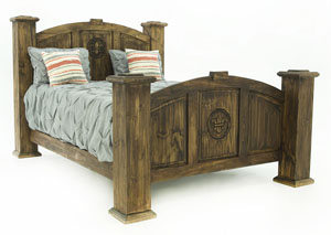 Image for FLEUR DE LIS ANTIQUE QUEEN BED