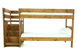 Image for DIEGO TWIN OVER TWIN STAIR BED WITH BUNKIES